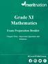 Grade XI Mathematics