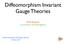Diffeomorphism Invariant Gauge Theories