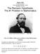 Math 495 Dr. Rick Kreminski Colorado State University Pueblo November 19, 2014 The Riemann Hypothesis: The #1 Problem in Mathematics