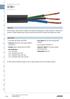 H07RN-F. Flexible Cables and Cords 60 C 450/750 V. Application. Specifications